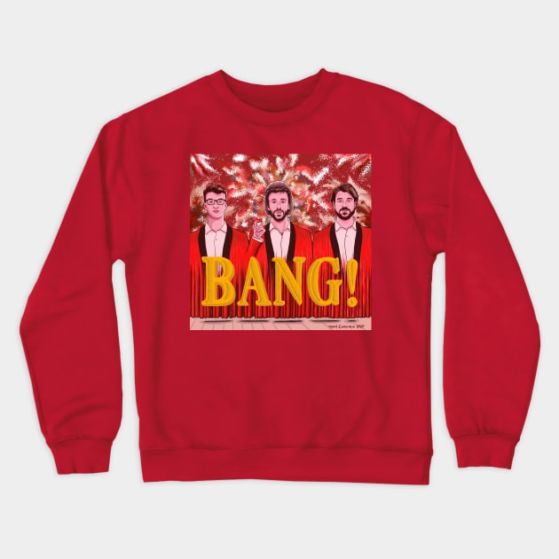 AJR Bang! Crewneck Sweatshirt by doubletony